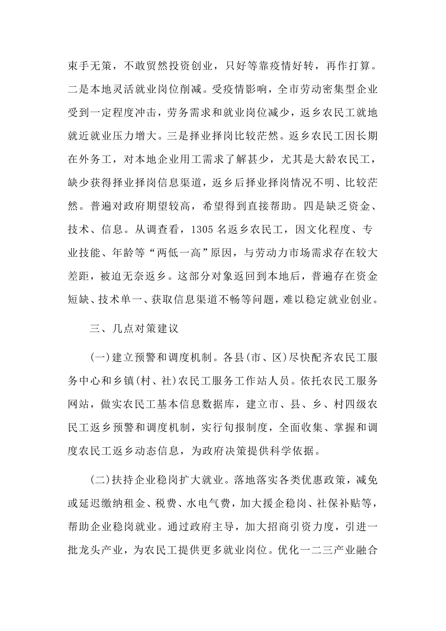 2020年农民工返乡情况报告材料.docx_第3页