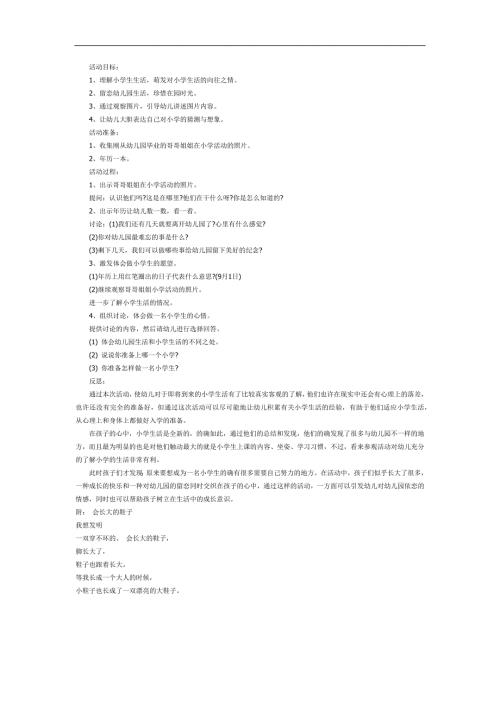 大班社会《我当小学生》PPT课件教案参考教案.docx