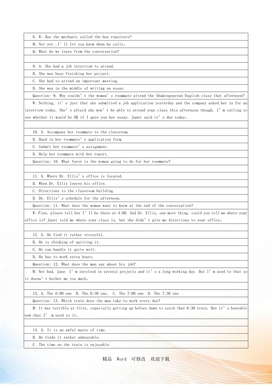 2021年6月大学英语四级真题及答案.doc_第3页