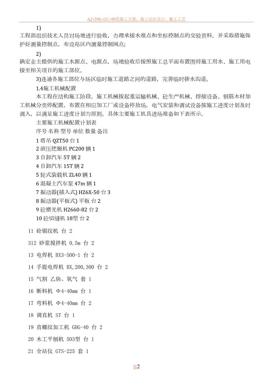 110kv变电站土建施工方案.doc_第2页