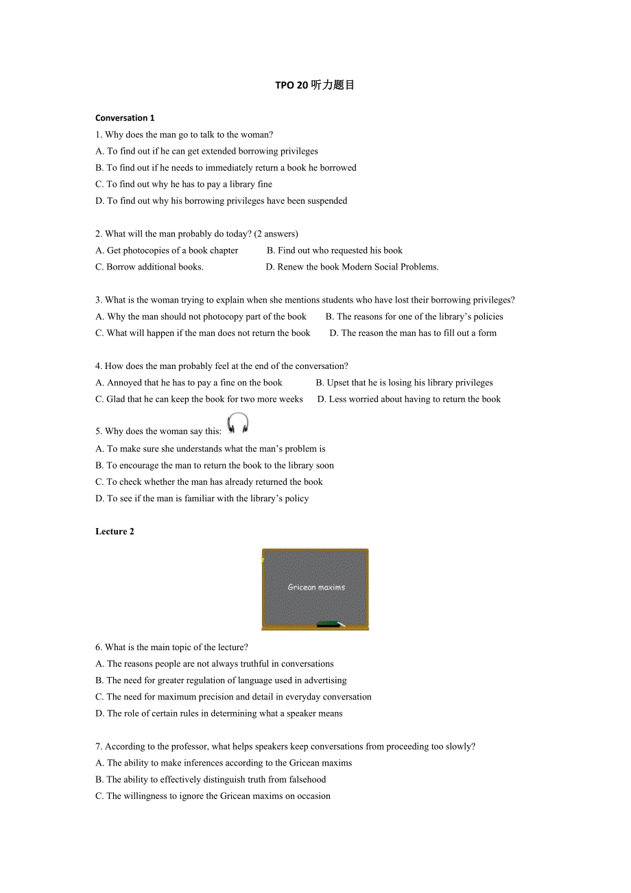 TPO20听力题目.doc_第1页