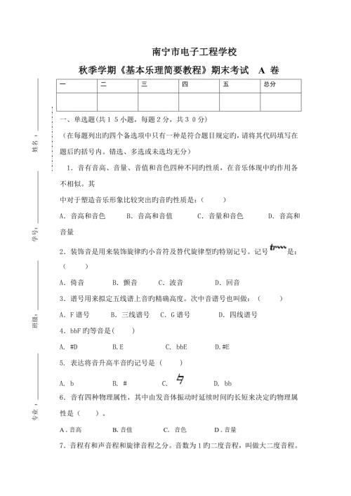 2022乐理试卷B.doc