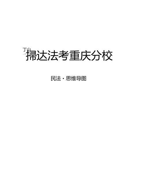 2021民法思维导图.doc