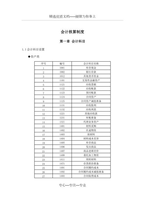 2021年最新工程施工行业会计科目以及账务处理包含最新收入准则的相关科目共79页.doc