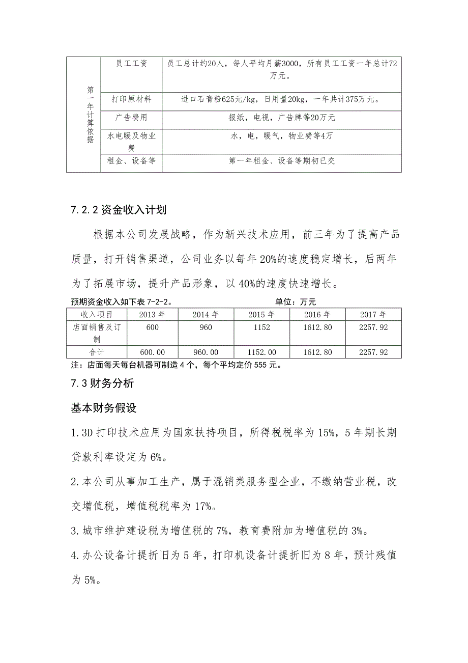 3D打印策划书财务部分.doc_第3页
