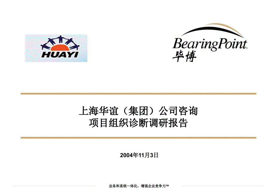 上海华谊集团公司组织诊断问卷调查分析报告.ppt_第1页