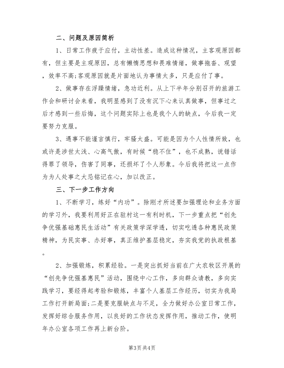 2021年旅游局个人工作总结.doc_第3页