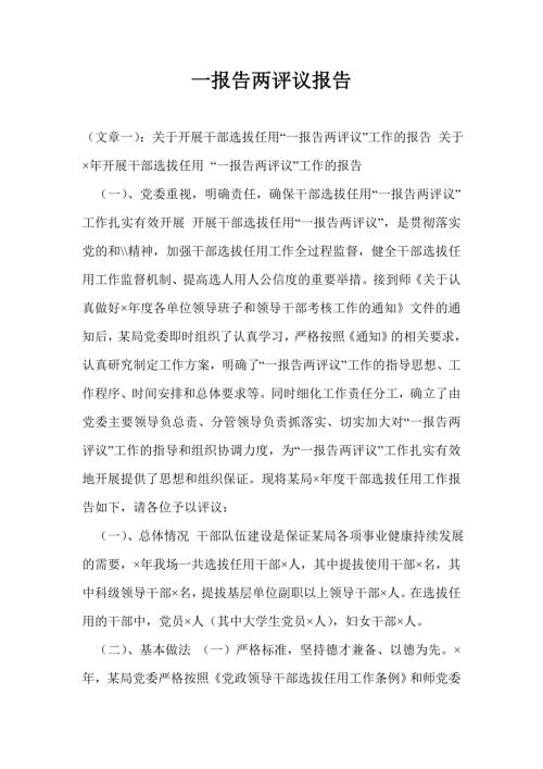 一报告两评议报告.doc