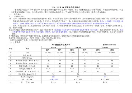 NNEP和EE浸浆帆布技术要求.doc