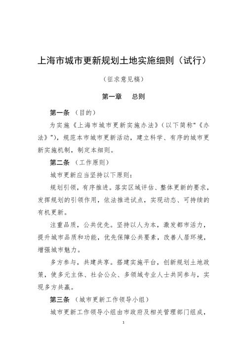 上海城市更新实施细则试行.doc