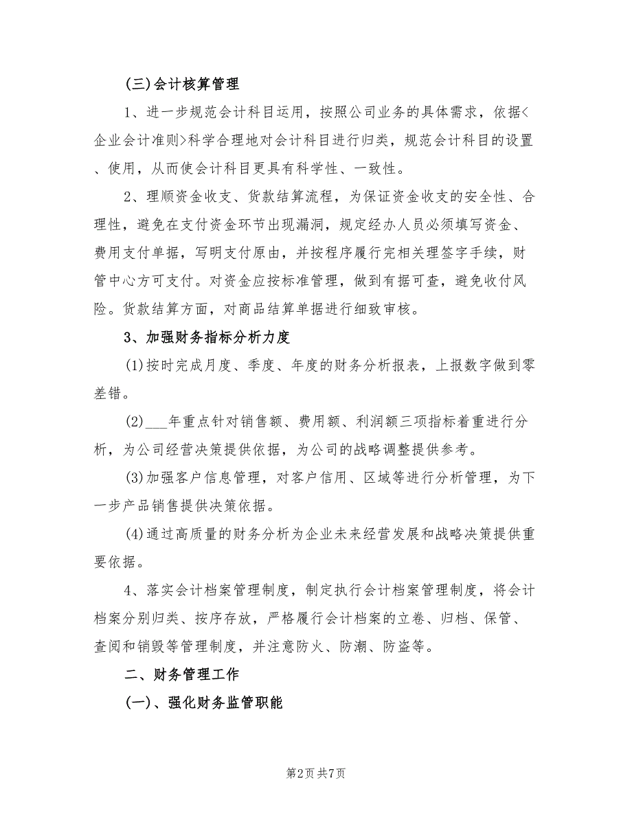 2022年财务总监工作计划.doc_第2页
