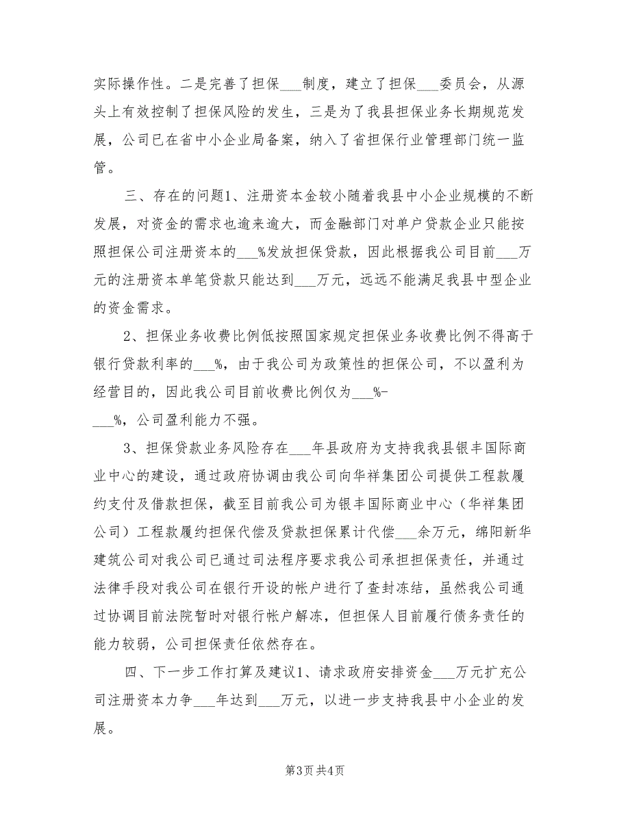 2022年担保公司年度工作计划.doc_第3页