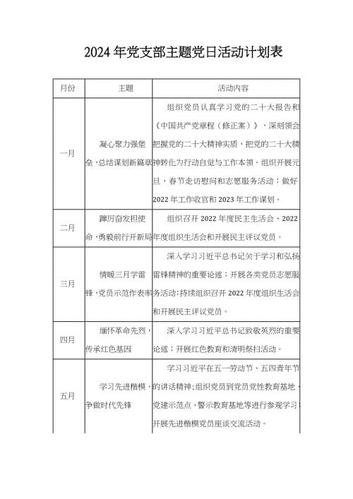 2024年党支部主题党日活动计划表.doc