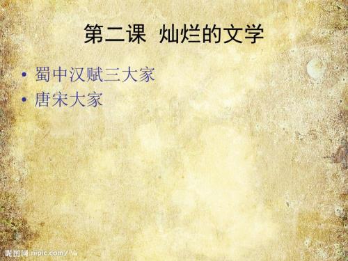 2可爱的四川灿烂的文学.ppt