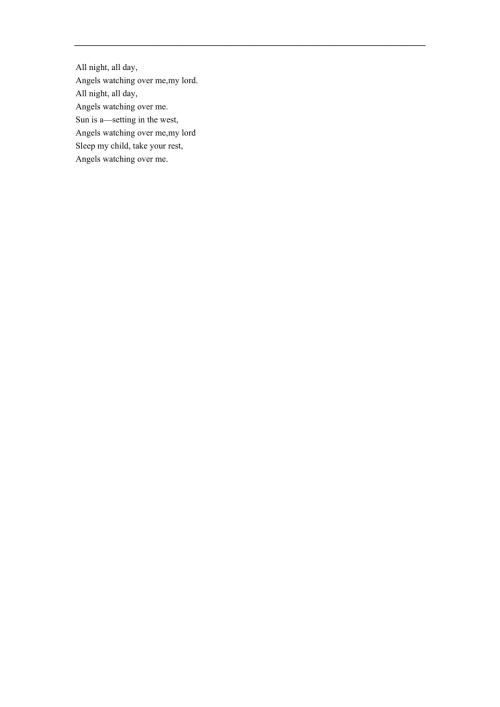 幼儿园英语《Angels watching over me》FLASH课件动画参考教案.docx