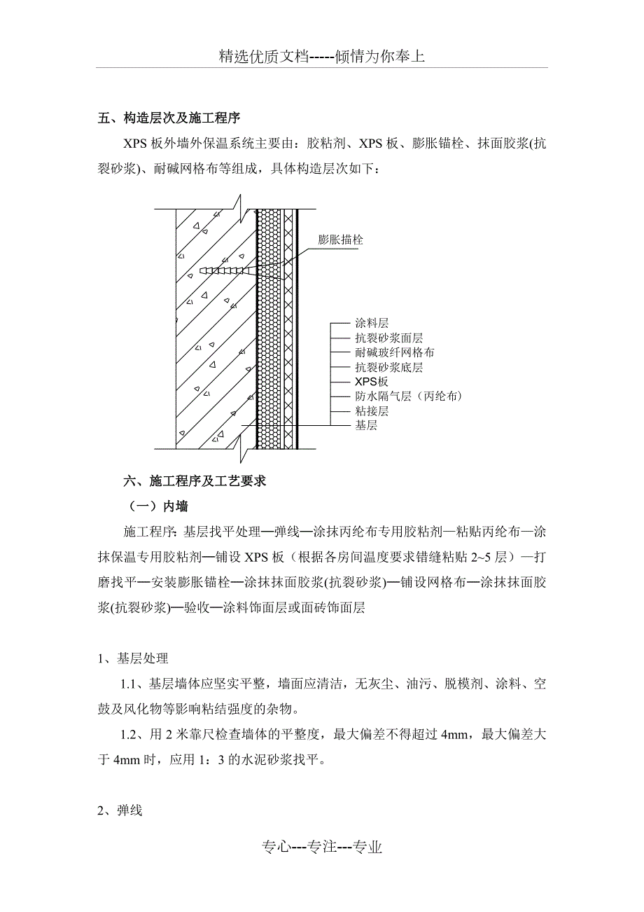 XPS墙内保温施工方案共12页.doc_第3页