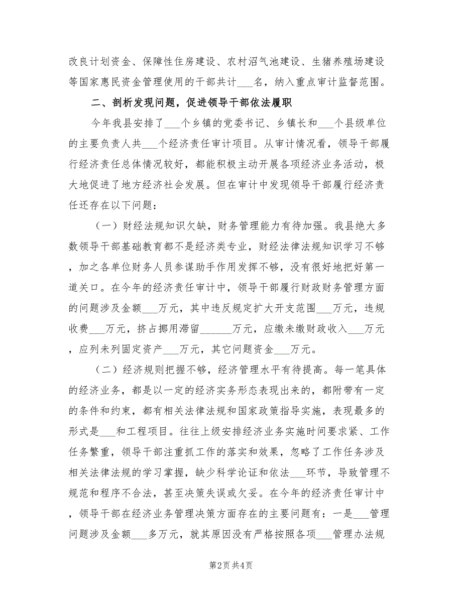 2021年经济责任审计工作总结.doc_第2页
