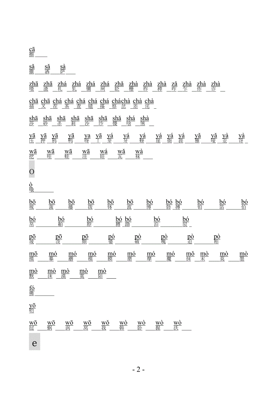 3500个常用汉字韵母排序法.doc_第2页