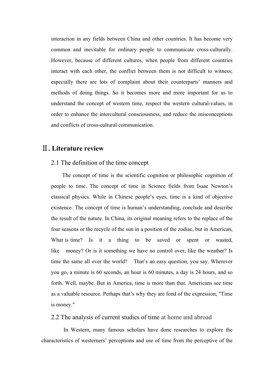 OnDifferentPerceptionofTimeinCrossculturalCommunication.doc_第2页