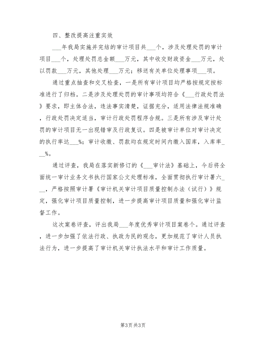 2022年审计局行政执法工作总结.doc_第3页