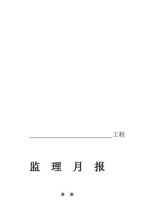上海市上报质检站的监理月报格局整理版.doc