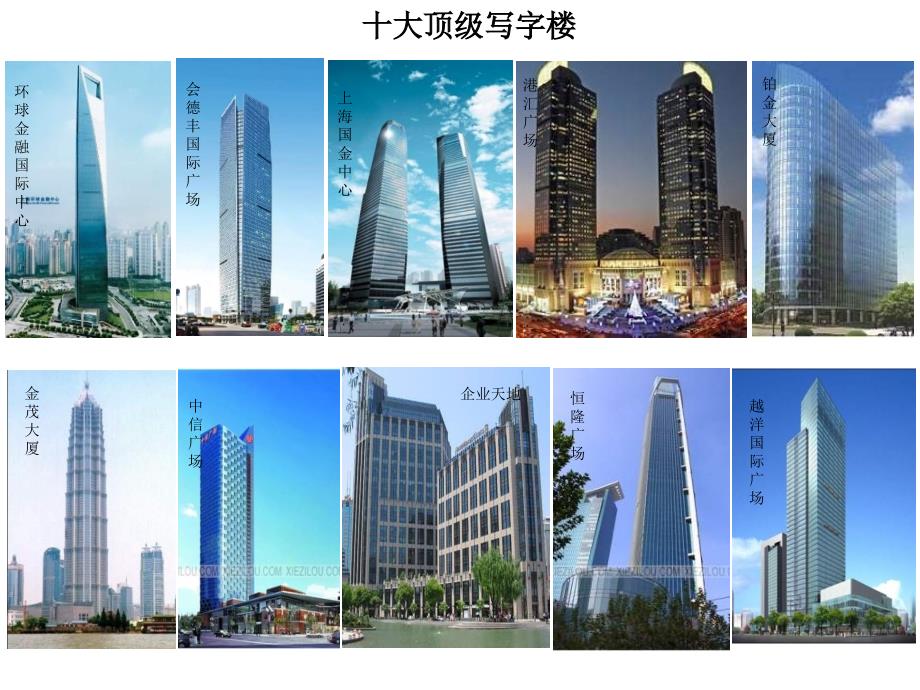 上海十大高端写字楼.ppt_第1页