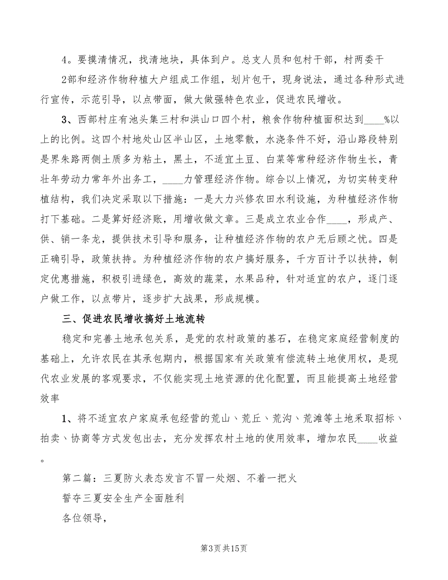 三夏防火表态发言范文3篇.doc_第3页