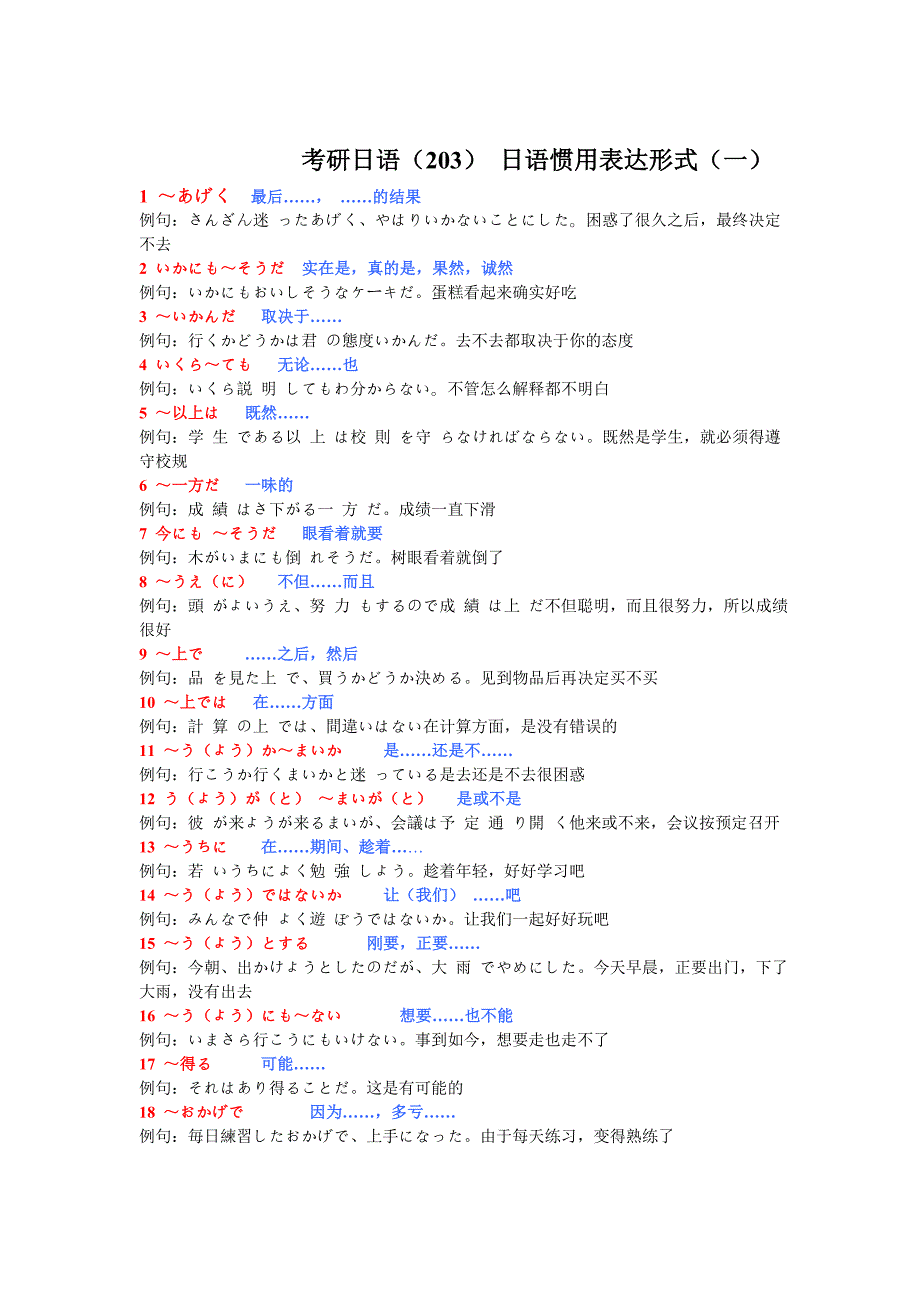 203日语考研句型完整版.doc_第1页