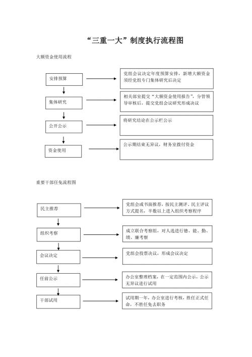 三重一大流程图.doc