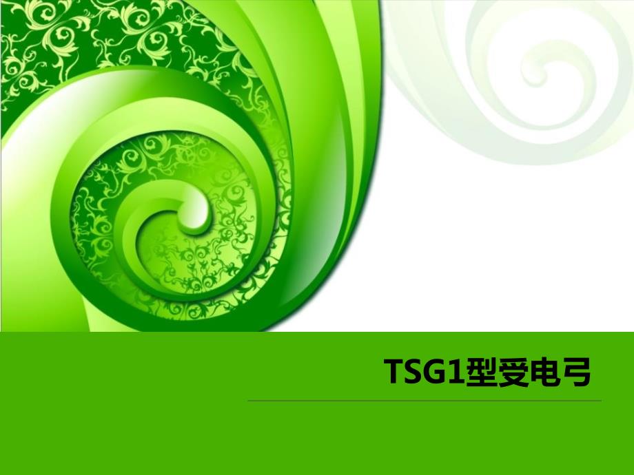 TSG1型受电弓.ppt_第1页