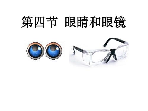 5.4眼睛和眼镜课件2021-2022学年人教版物理八年级上册共16张PPT.pptx