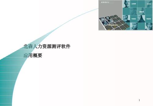 北森人力资源测评系统.ppt