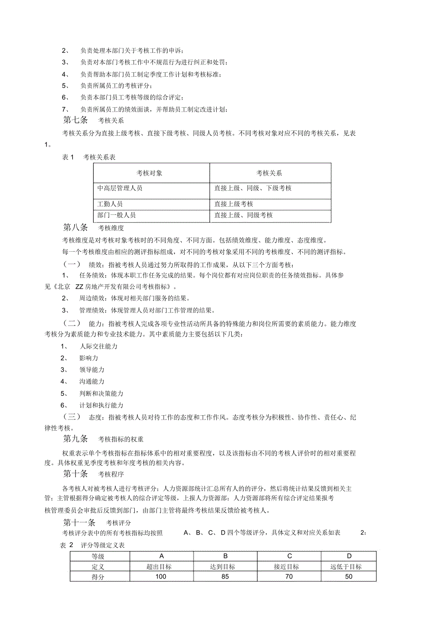 人力资源之员工考核管理办法.doc_第2页