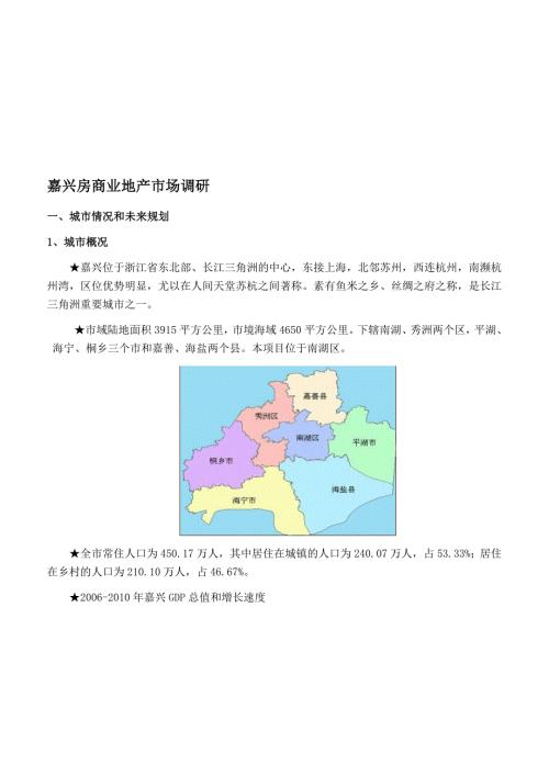 嘉兴商业地产市场调研报告.doc