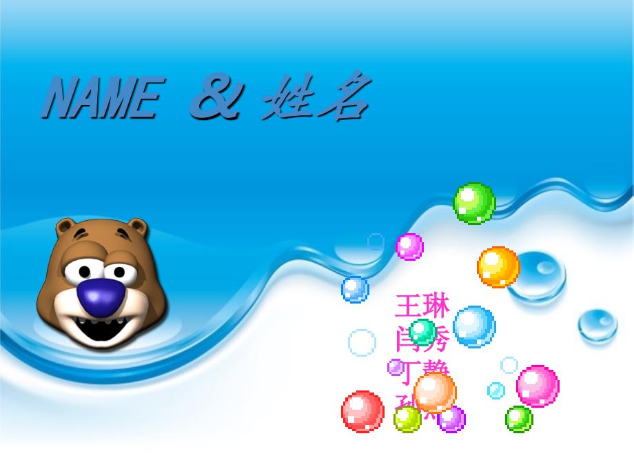 中西姓名文化差异PPT课件.ppt_第1页