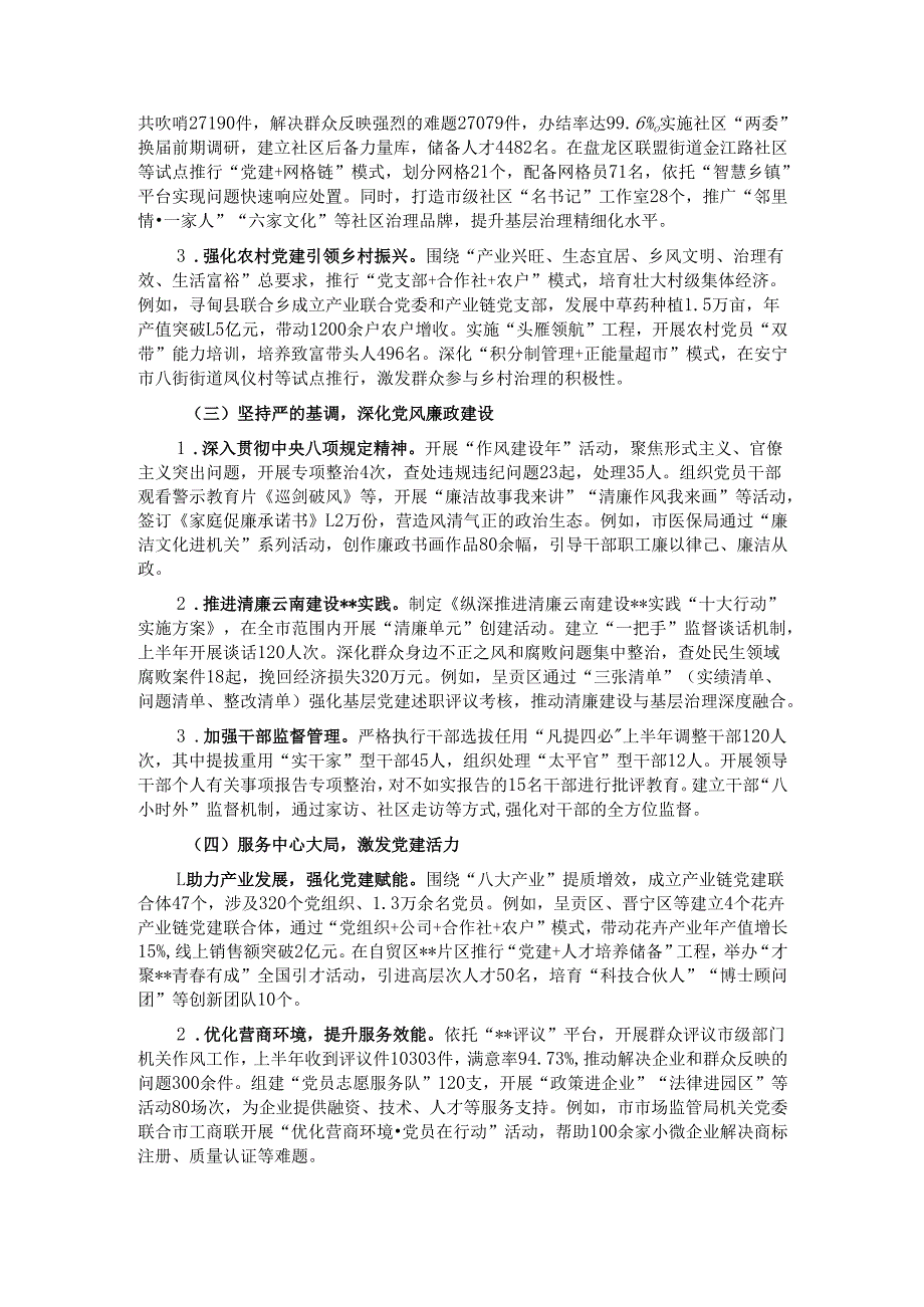 2025年市委党建办上半年工作总结及下半年工作计划.docx_第2页