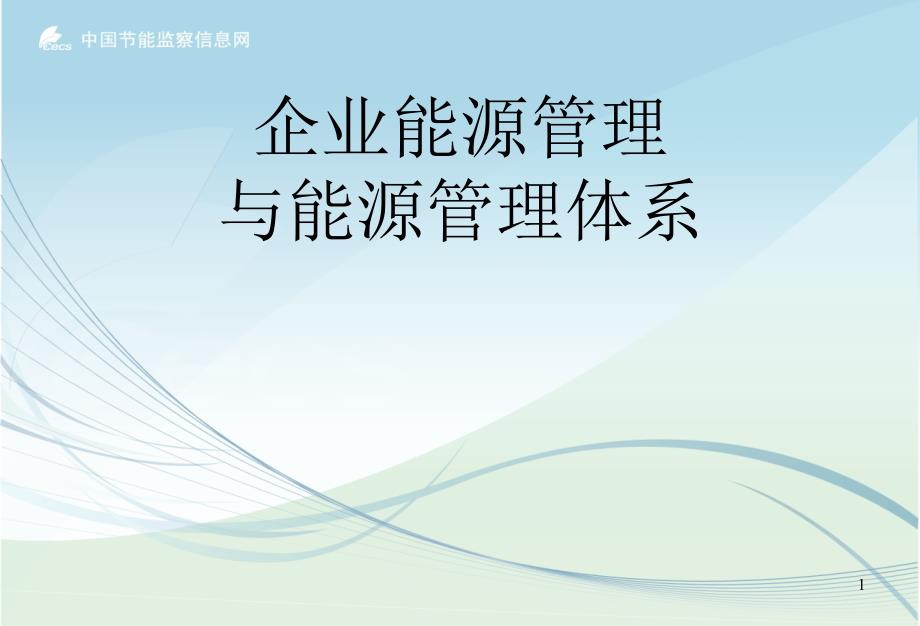企业能源管理与能源管理体系.ppt_第1页