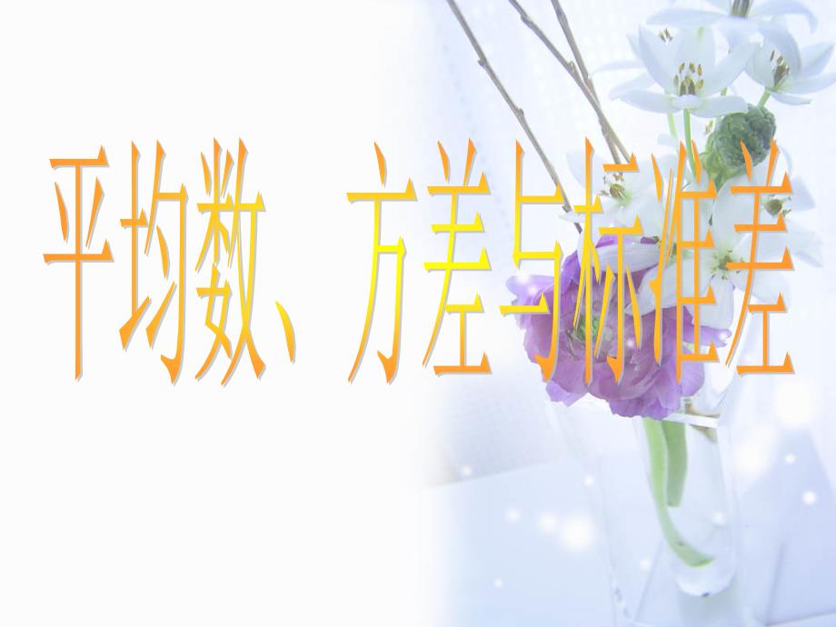 均值方差标准差PPT课件.ppt_第1页