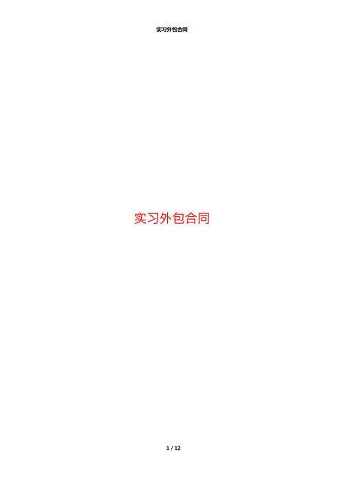 实习外包合同.docx