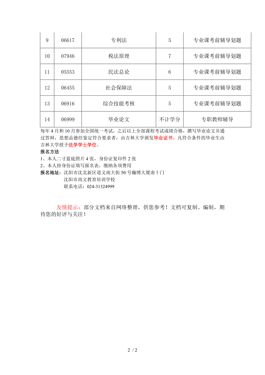 吉林大学自学考试经济法专业.doc_第2页