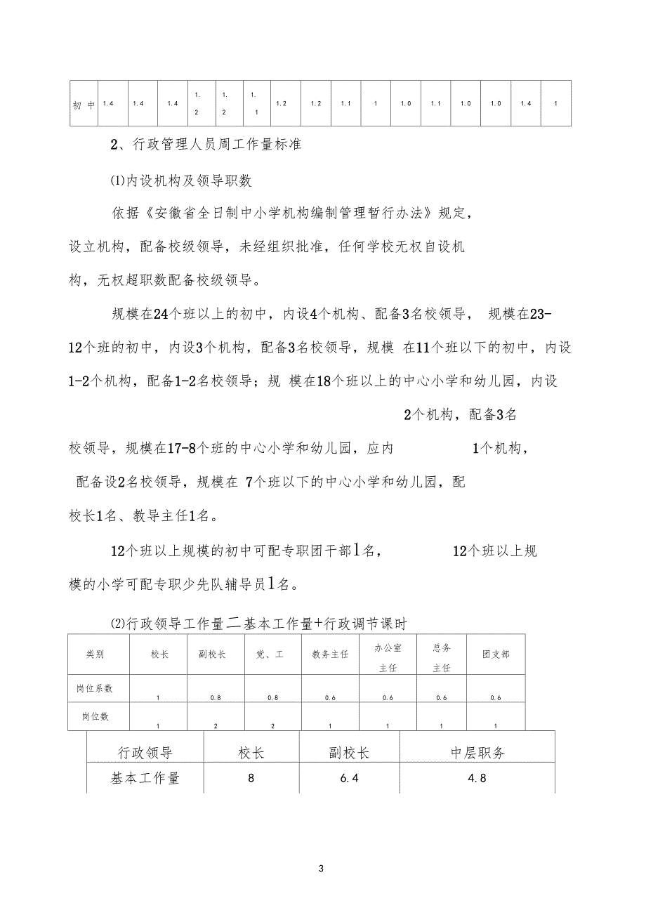 义务教育学校正式工作人员工作量核定标准.doc_第3页
