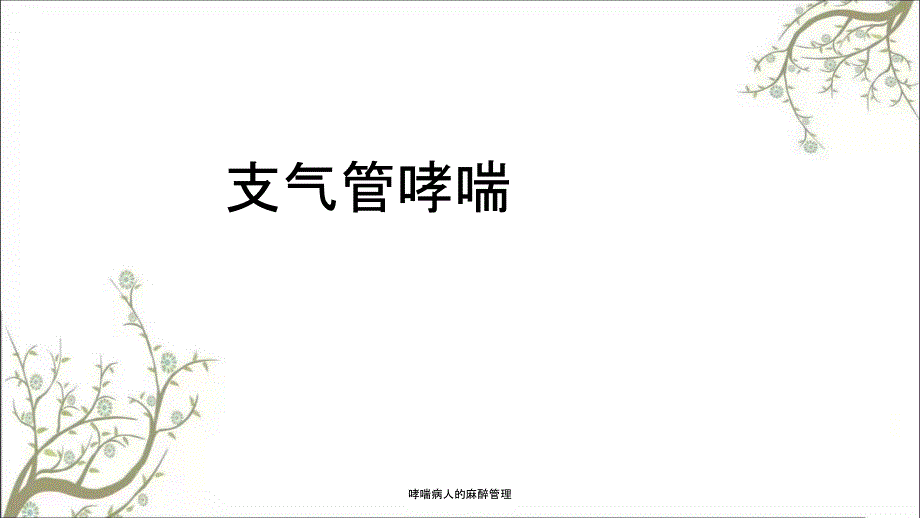 哮喘病人的麻醉管理.ppt_第3页