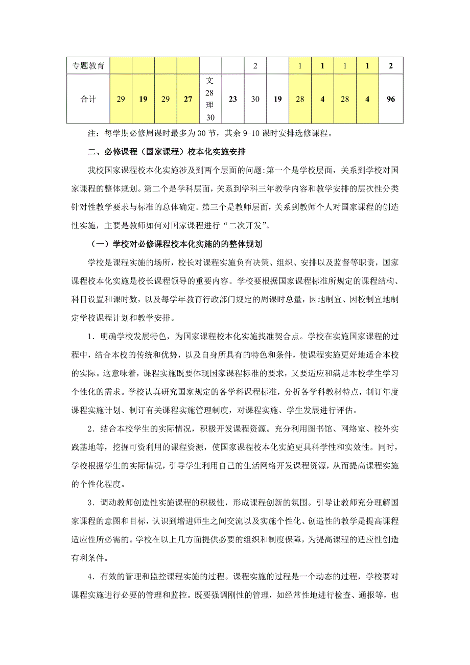 嘉善高级中学必修课程校本化的实施方案.doc_第2页