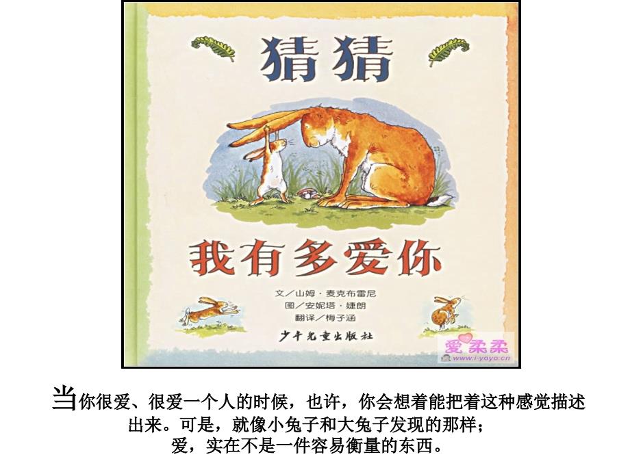 中班语言猜猜我有多爱你.ppt_第3页