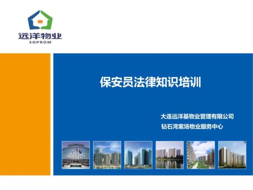 保安员法律知识培训.ppt