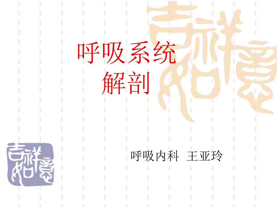 呼吸系统解剖PPT课件.ppt_第1页