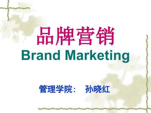 品牌概述PPT课件.ppt