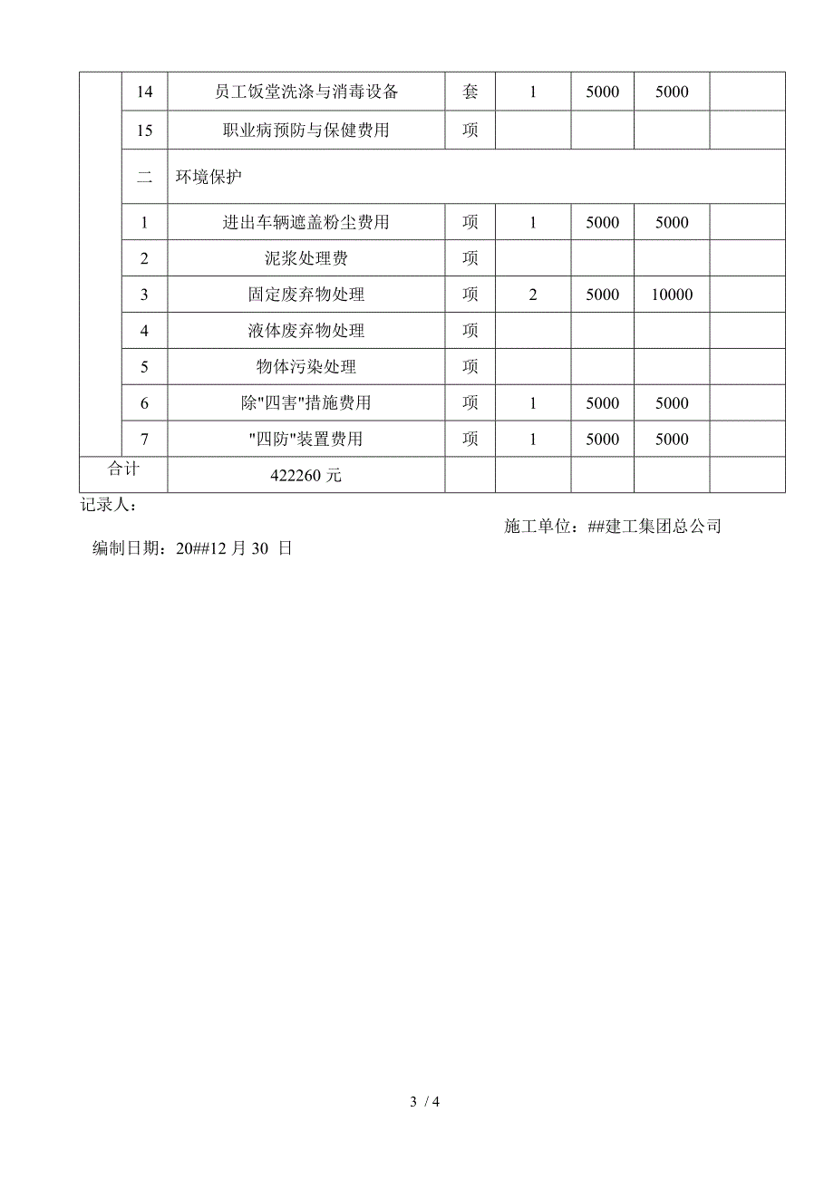 安全生产文明施工措施费用一览表新.doc_第3页
