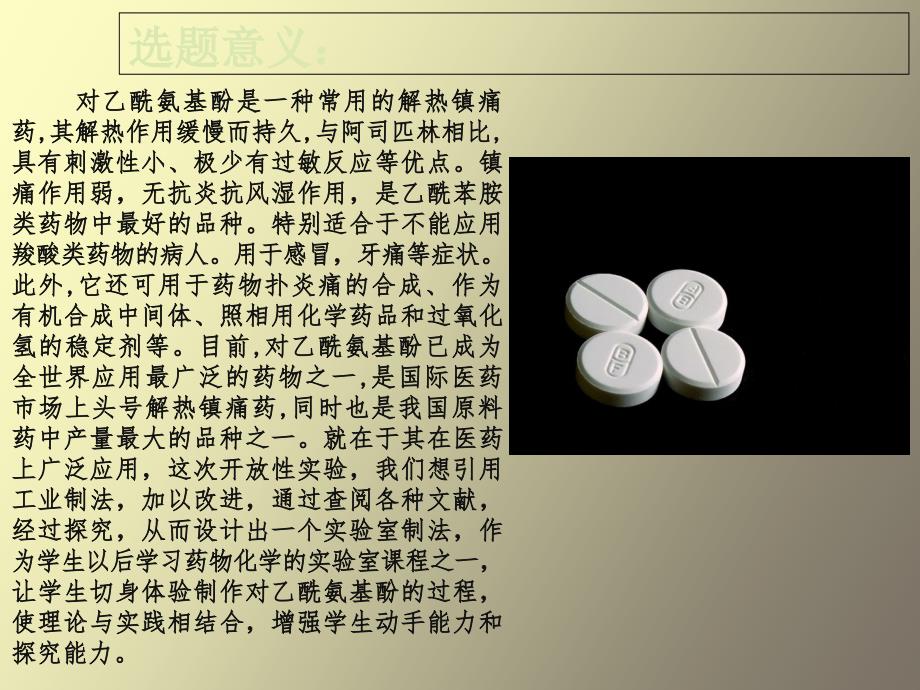 对乙酰氨基酚制备.ppt_第2页