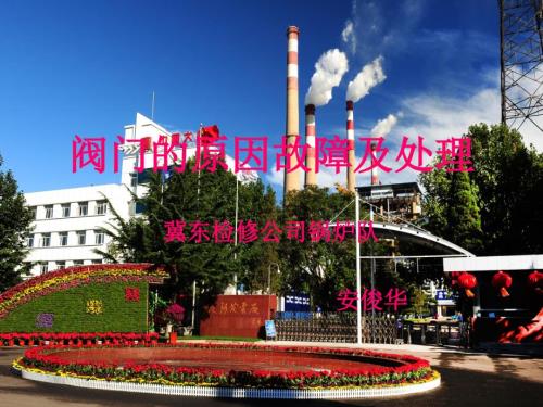 各种阀门故障原因及处理.ppt